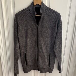 Men's LULULEMON Large Gray Full-Zip Jacket.  EUC